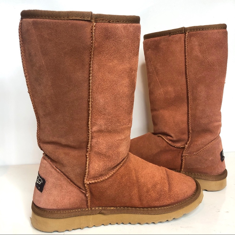UGG Chestnut Suede Classic Tall Winter Boots